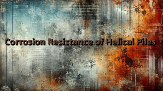 Corrosion Resistance of Helical Piles: Protecting Your Foundation for the Long Term