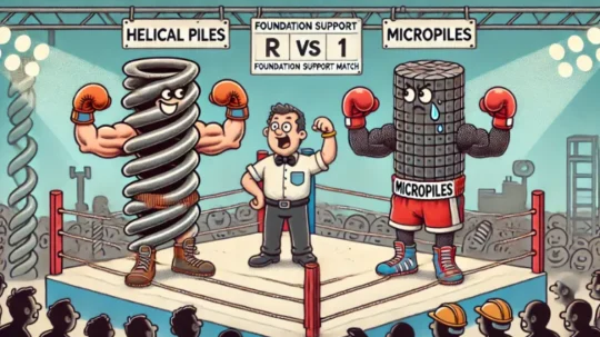 Helical Piles vs Micropiles: Choosing the Right Solution for Your Project