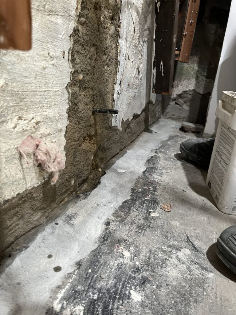 Long Island Soil Types - A Brooklyn Basement with Foundation Issues Before Repair